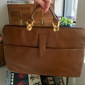 Susan Gail Briefcase  Vintage Calf Skin  1970's